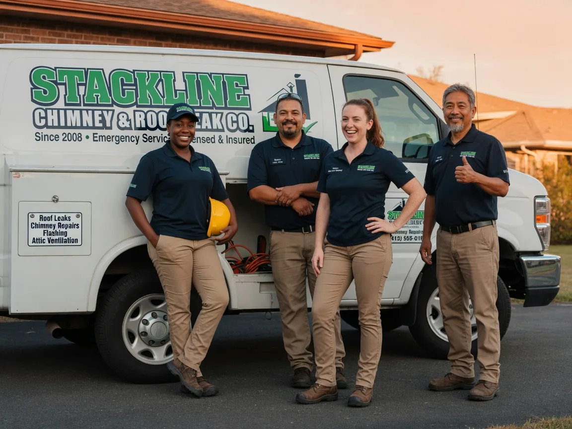 Chimney flashing repair company in Brasstown, NC